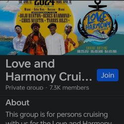 Love and harmony Cruise tickets