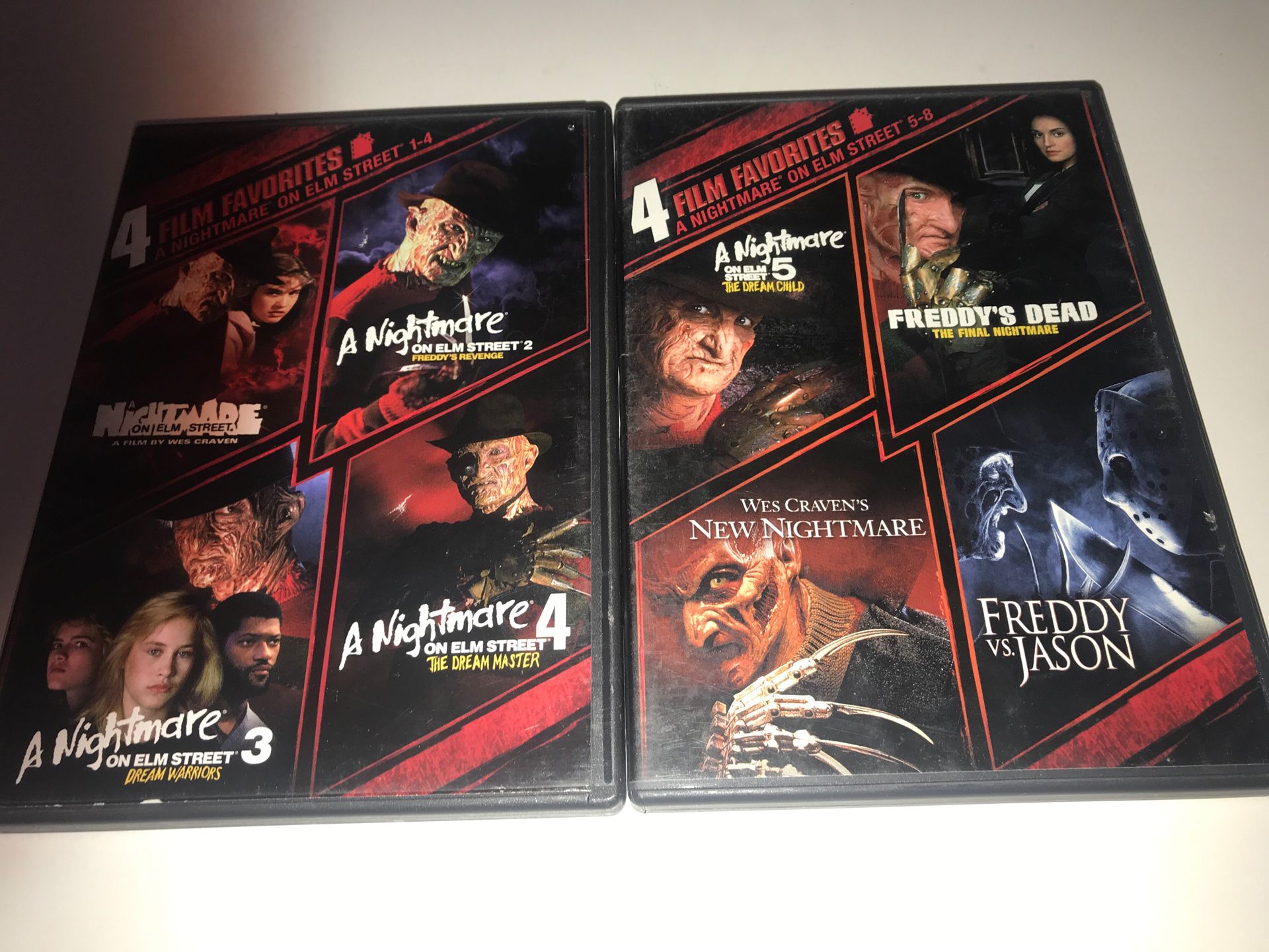 A Nightmare On Elm Street 8 film DVD set