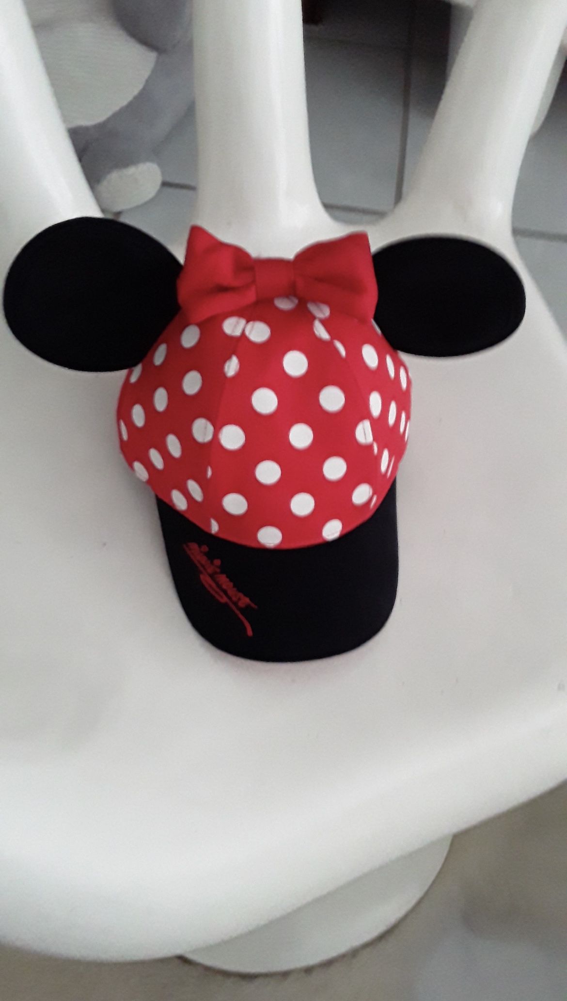Disney Parks Authentic Minnie Mouse Baseball Cap with Ears