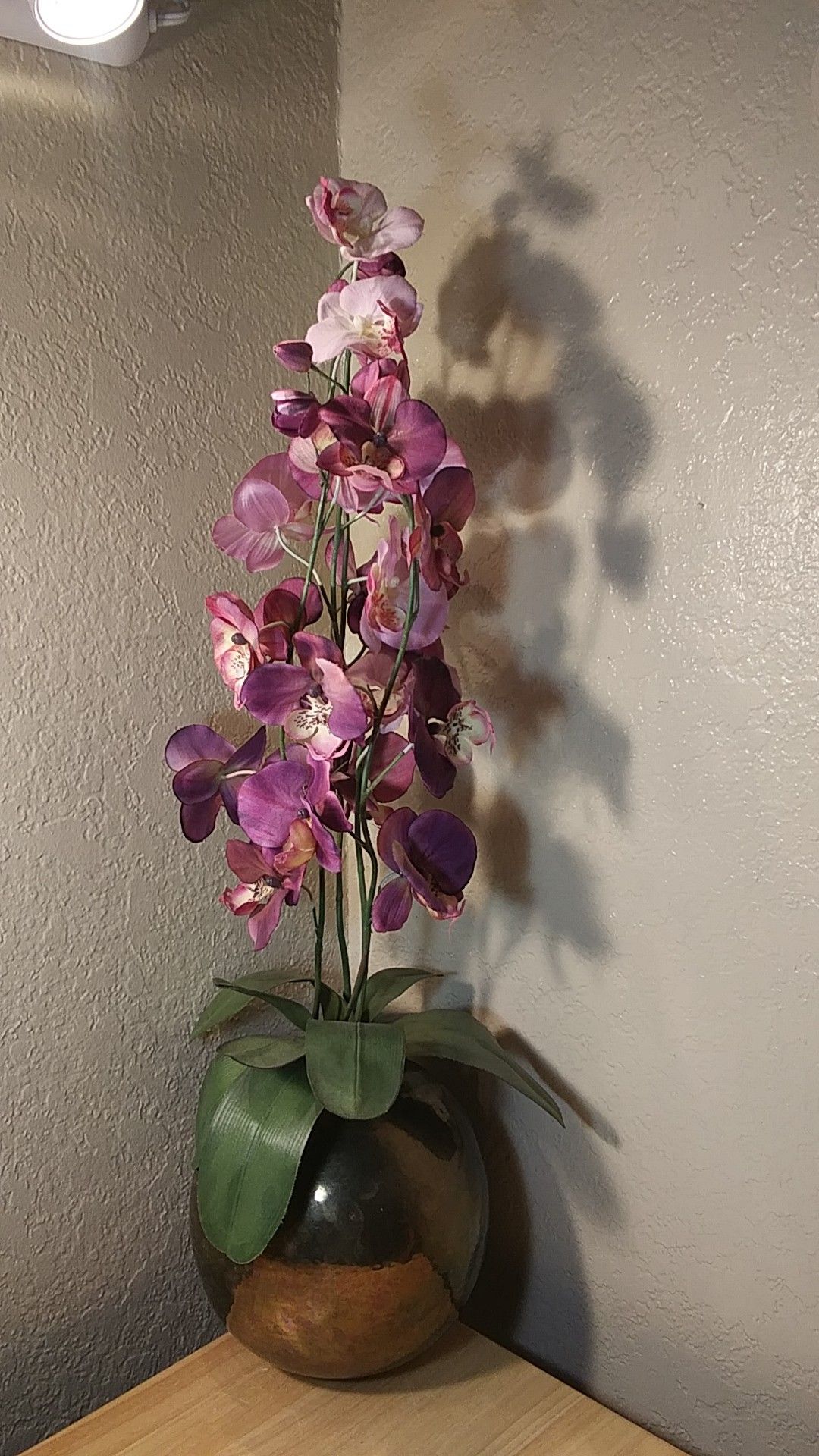 Purple Orchid Silk Arrangement