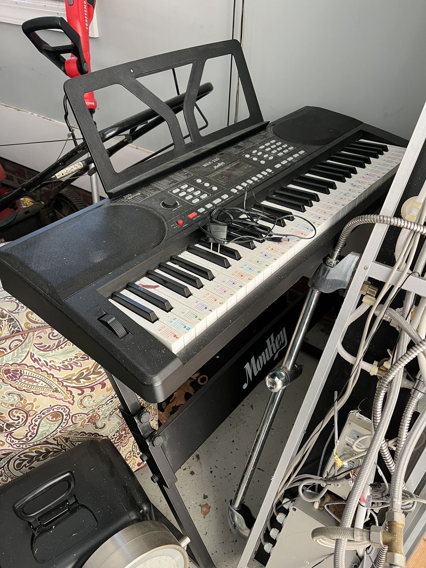 Keyboard And Stool