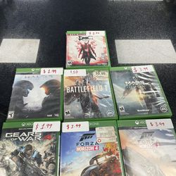 Assorted XBOX ONE GAMES