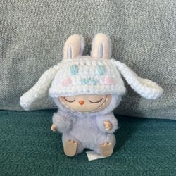 Crochet Cinamoroll Hat  For Labubu