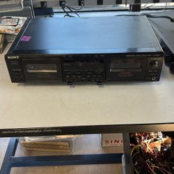 Sony TC-WE805S Dual Stereo Cassette Deck (not working) for Parts/Repair