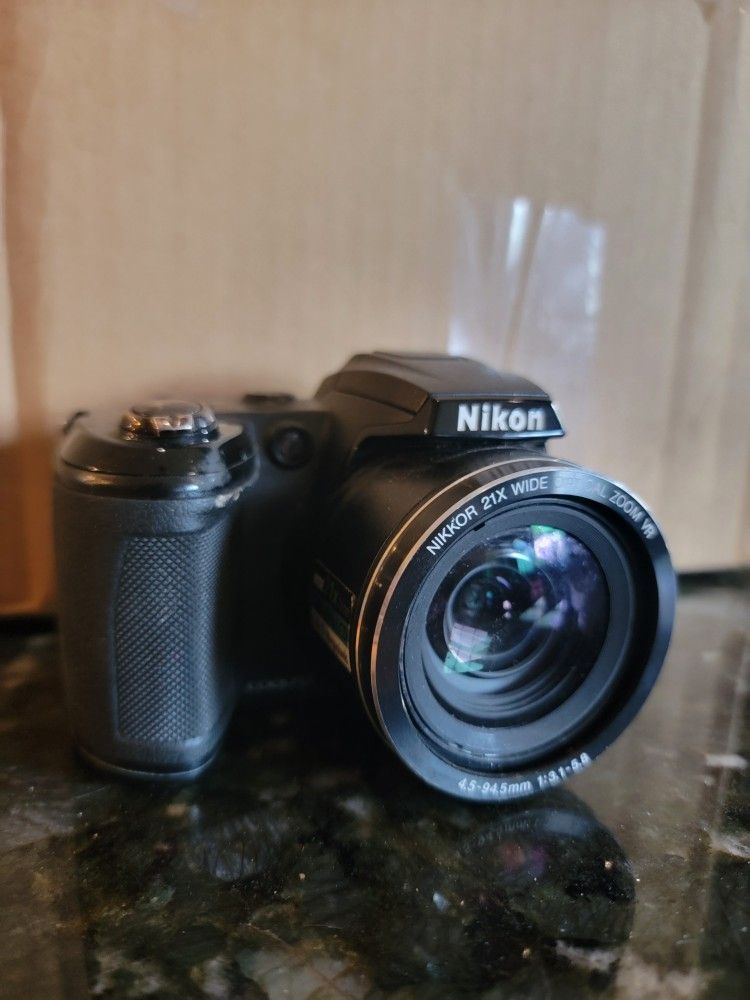 Nikon COOLPIX L310 Digital Camera- 14.1MP, 21x Wide Zoom + 2GB SD 'AA' Batteries