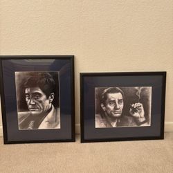 Al Pacino and Robert Dinero Prints . 