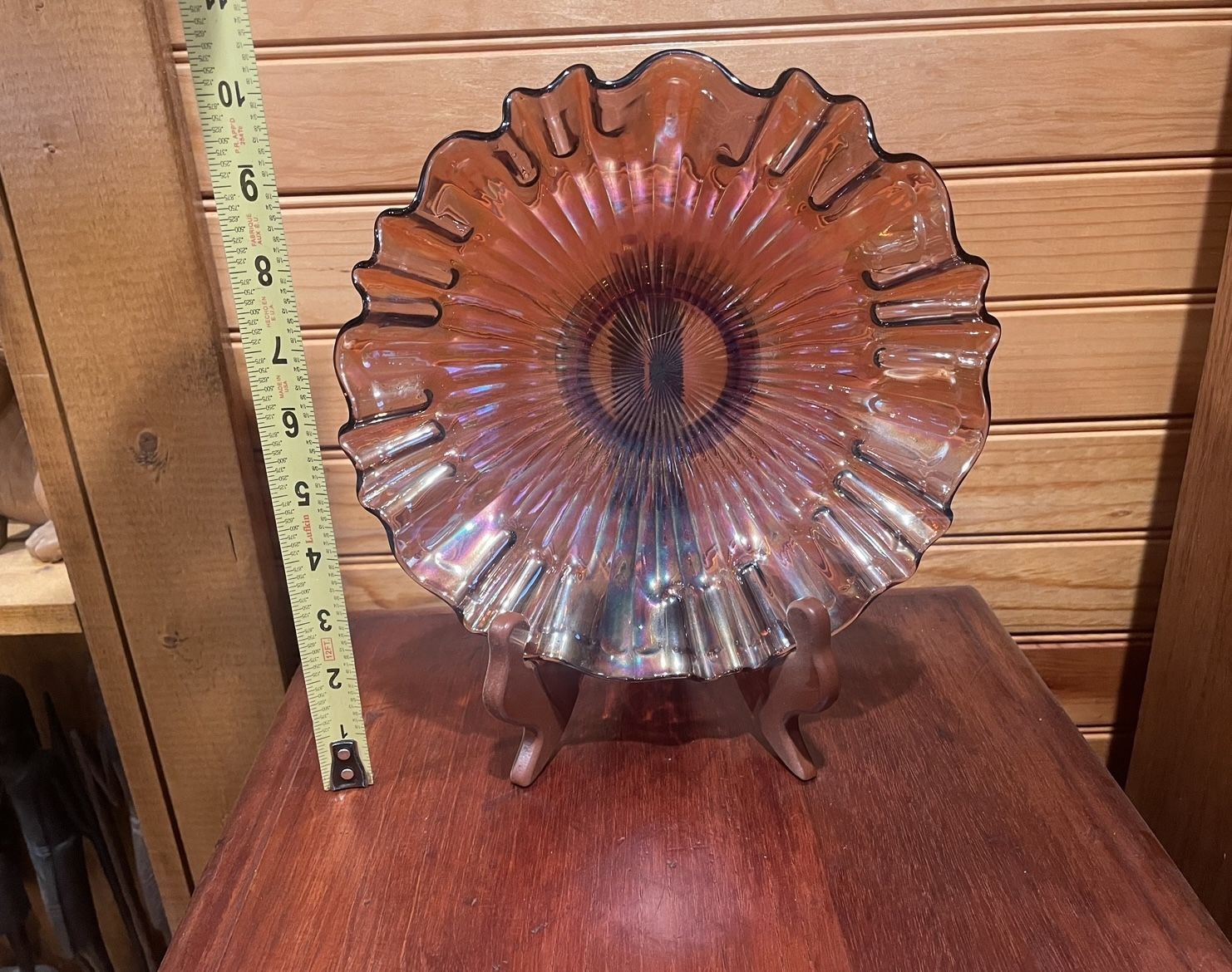 Vintage Carnival Glass Bowl