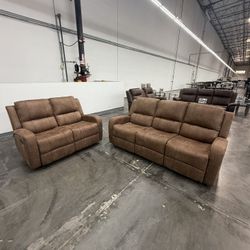 2 Pc Recliner Sofa Set