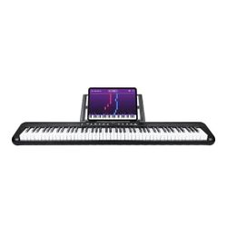 88 Key Digital Piano, Semi Weighted Electronic Keyboard Piano with Music Stand