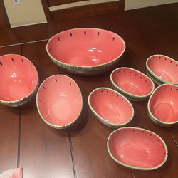 Porcelain Watermelon Bowls