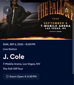 J. Cole Tickets Las Vegas