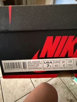 Jordan 1 volt 7y