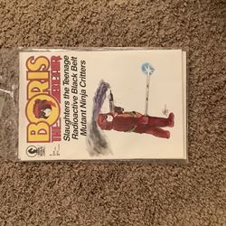 Signed Boris The Bear Slaughter Is The Mutant Radioactive Black Belt Ninja Critters