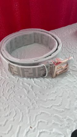 Fendi belt white