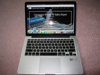 2013 Apple MacBook Pro 13" Retina i5 2.4Ghz 8GB 256G Flash Sequoia - $249 (Schererville)