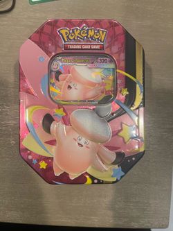 Pokemon TCG: Mega Moonlight Tin Mega clefable