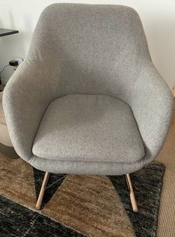 modern rocking armchair
