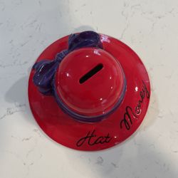 Red Hat Money Porcelain Bank