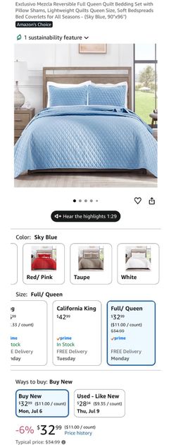 Reversible full/queen quilt bedding set