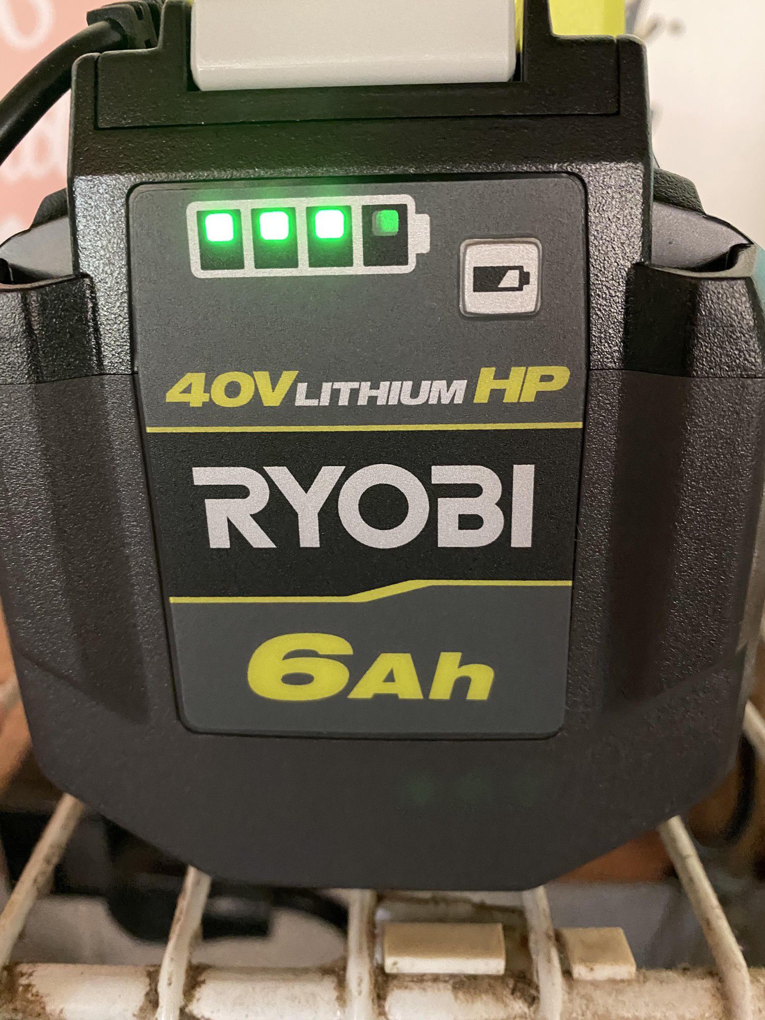 Ryobi 40v 6ah +HP Battery
