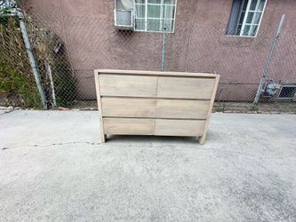 West Elm Boeru Double Wider Dresser Chest Of Drawers Cabinet.