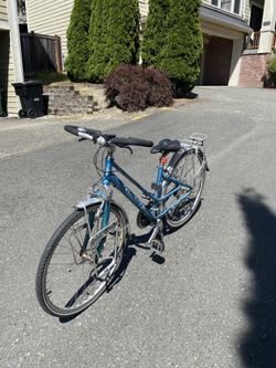 Giant Touring Bike With Built in Front And Rear Luggage Racks