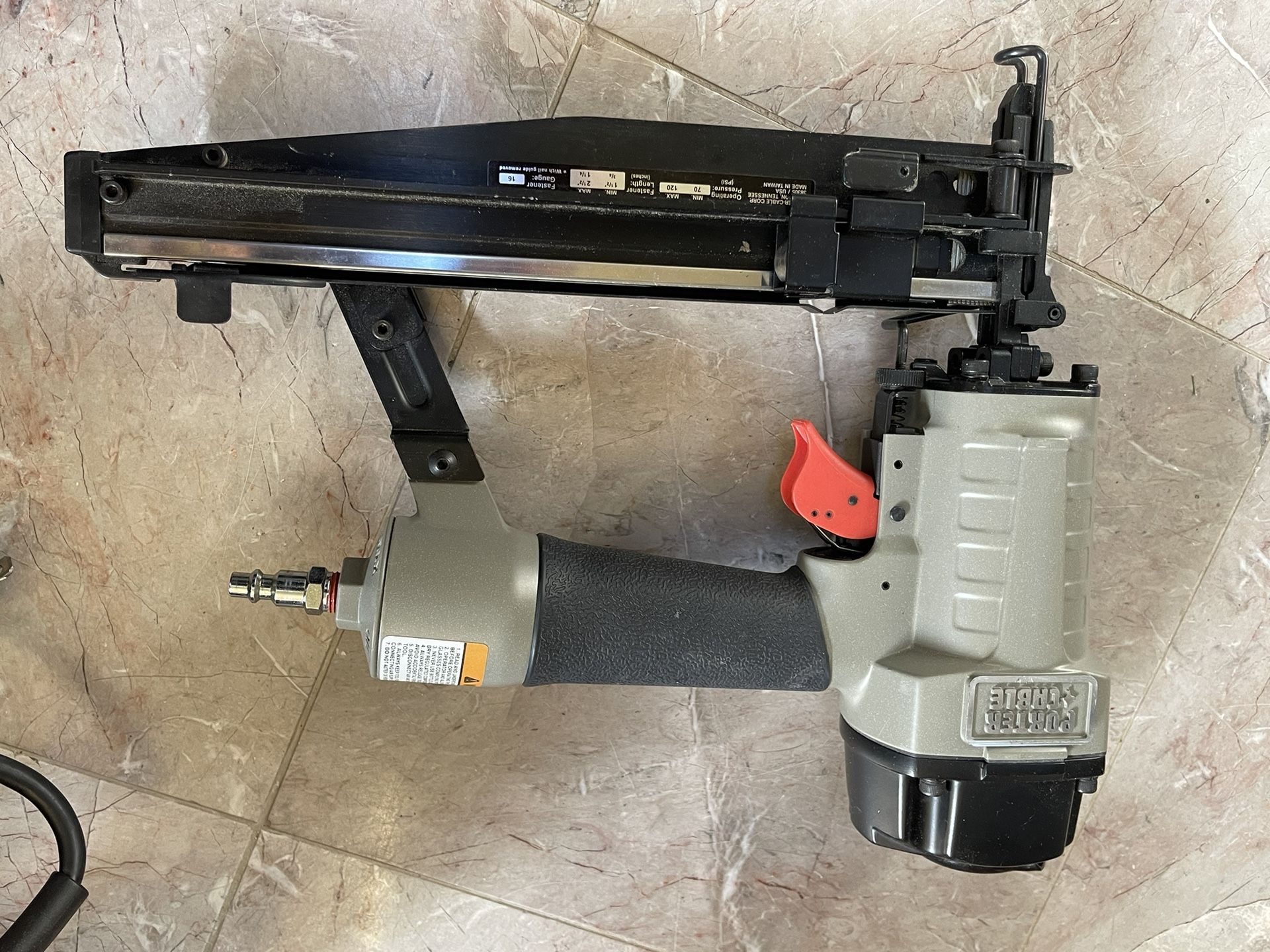 Porter Cable FN250A Finish Nailer 16 Gauge