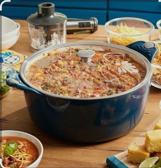 Olla De 9 qt Hierro Forjado De Princess House