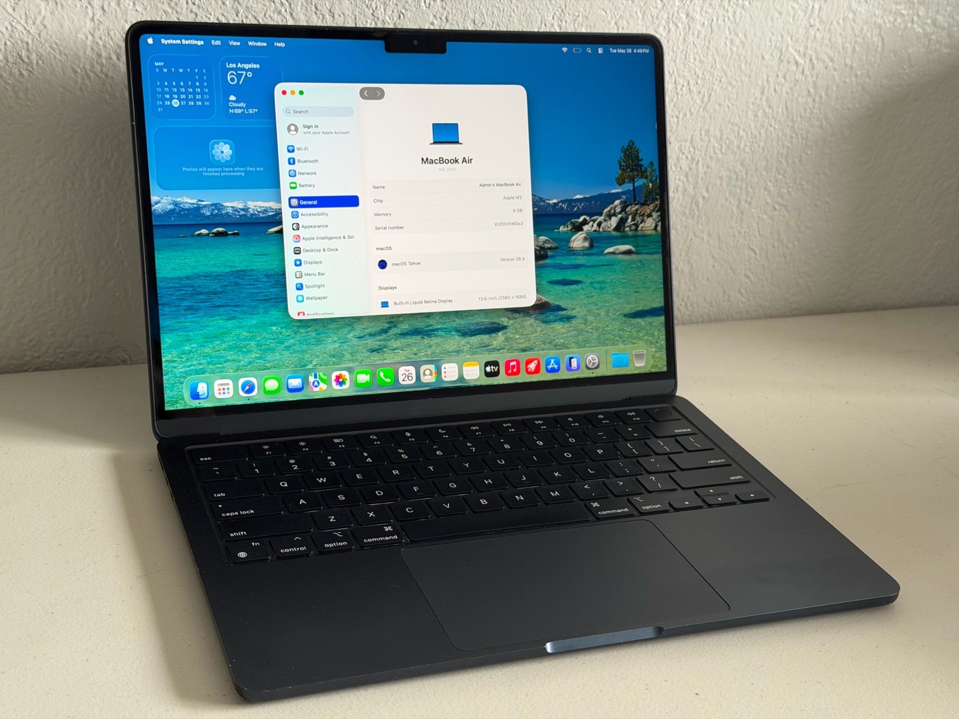 MacBook Air 13-inch - M2 8GB 256GB