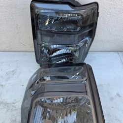 08-10 Ford F250 F350 F450 F550 Super Duty Headlights Luces Micas Calaveras Faros Faroles Focos Headlamps 