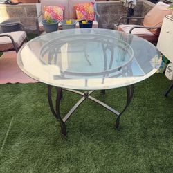 Round Glass Dining Table $60 OBO