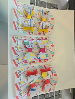 Back to school bows