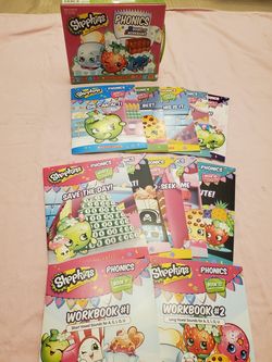 Kids Shopkins Phonics Books $10