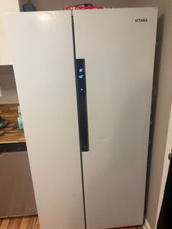 Vitara Side-by-Side Refrigerator White
