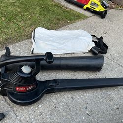 TORO WIRED LEAF BLOWER/VAC WITH BAG