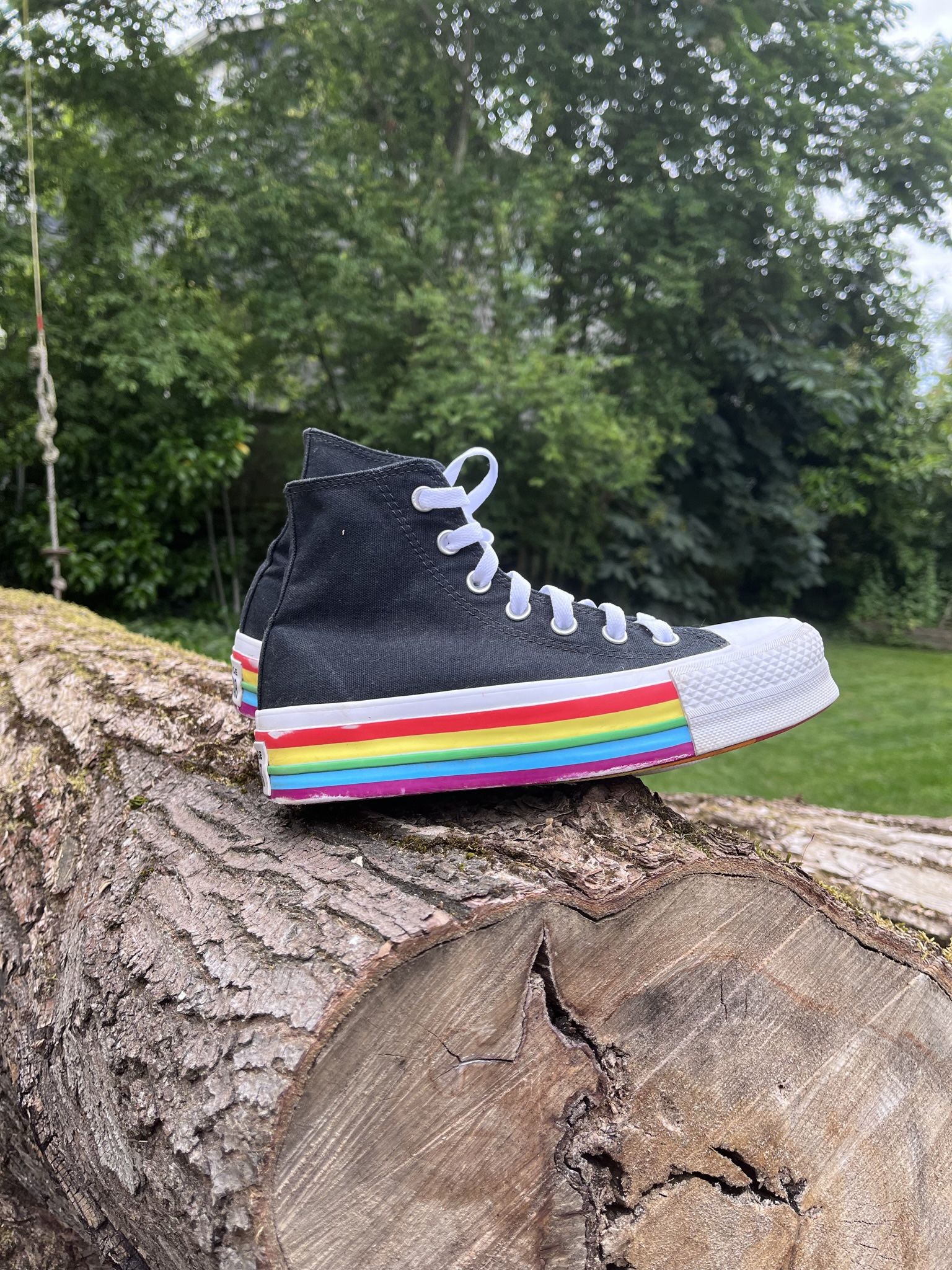 Platform Rainbow Converse