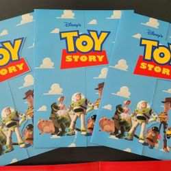 🔥 1995 Toy Story El Capitan Premiere Program Playbill + Unopened Collector Cards Disney Pixar Woody Buzz Disneyland Christmas