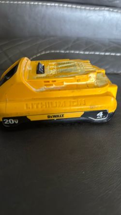 Dewalt 4H 20V battery