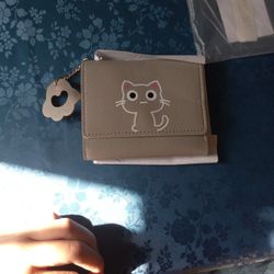 Grey Cat Wallet