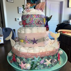 Baby Shower Diaper Cake 