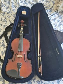 Egyptian Violin with Bow and Case