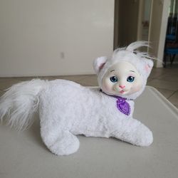 Kitty Surprise White Cat Feline Stuffed Plush Toy Doll