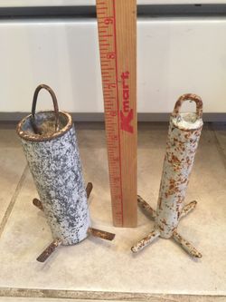 2 Weighted Grappling Fishing Hooks