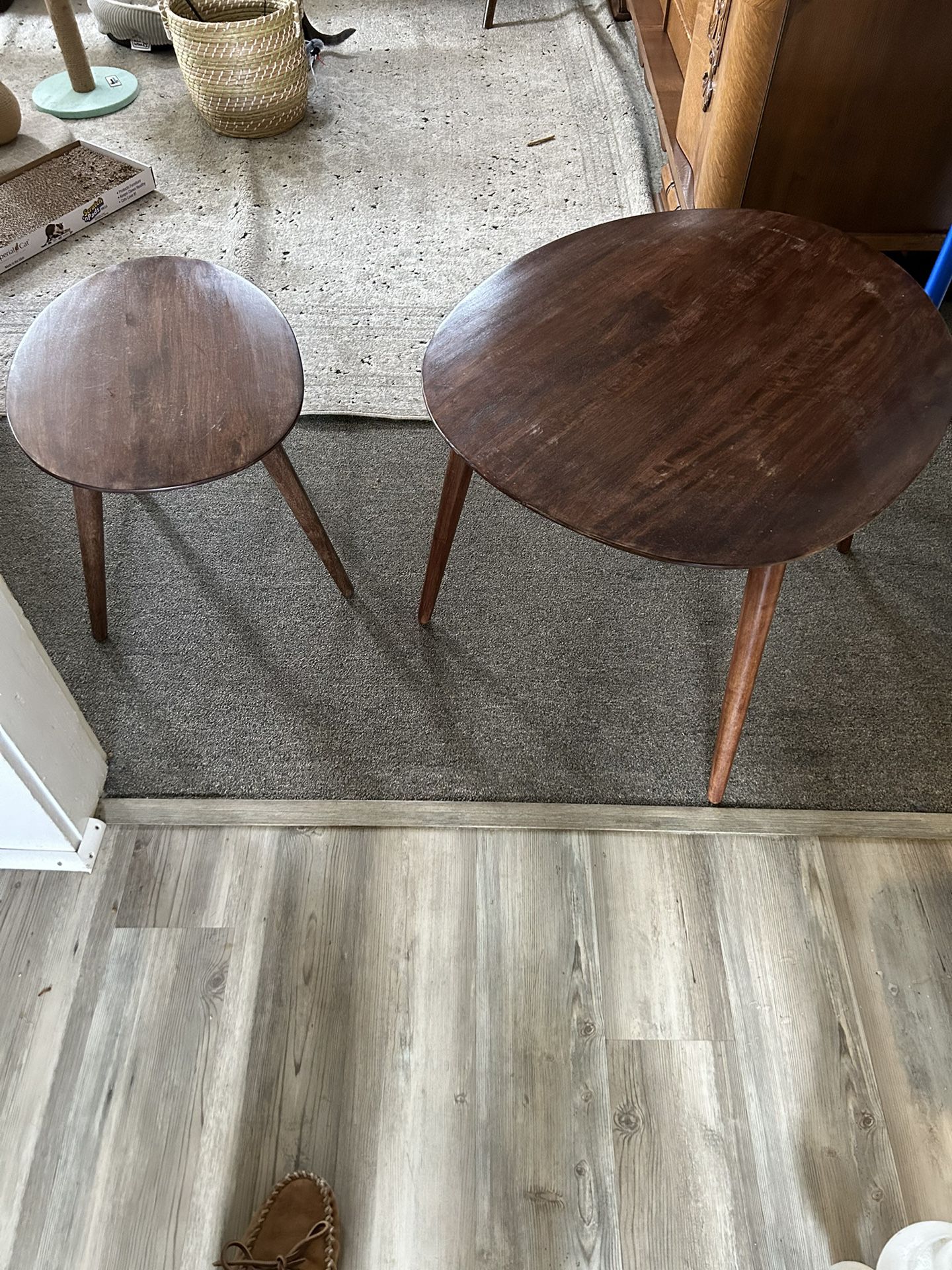 Zara Home Woden End And Coffee Table 
