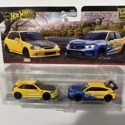 Civic Type R 2-Pack Hotwheels 