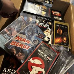 Big VHS And DVD+vhs Combo With Contrólele 