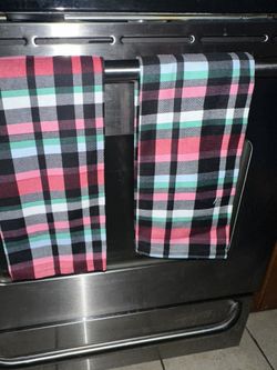 Vera Bradley Plaid Towel Set 