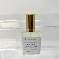 Black Concentrated Perfume Oil for Men - 0.5 Oz. (20 ML)