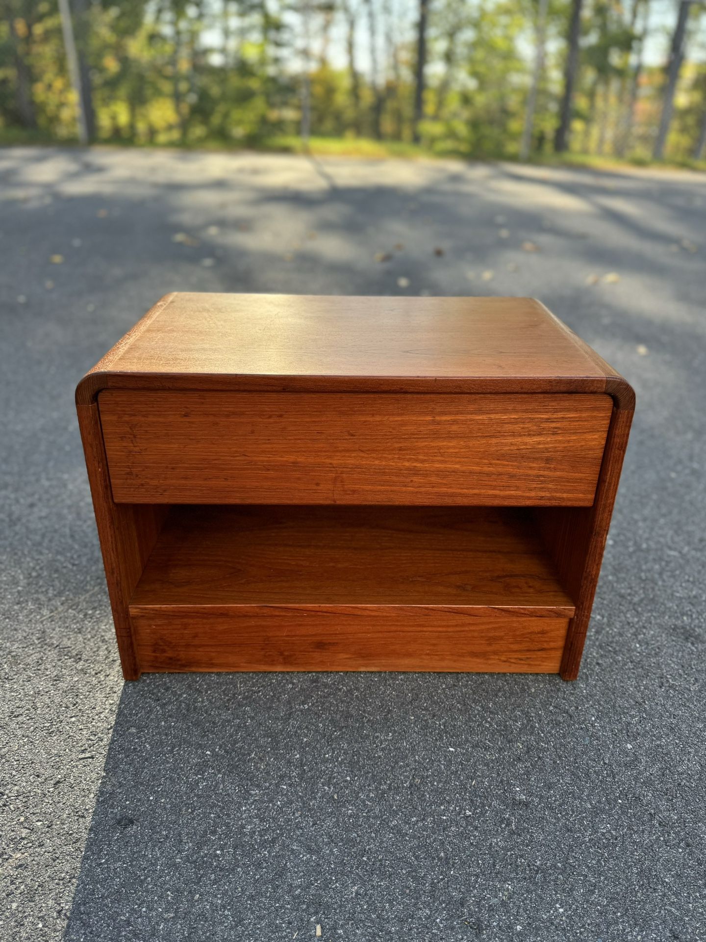 Mid Century Modern, Arne Wahl Iversen Danish Teak Nightstand