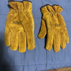 KINCO Heavy-Duty Leather Work Gloves – Insulated, Brand New